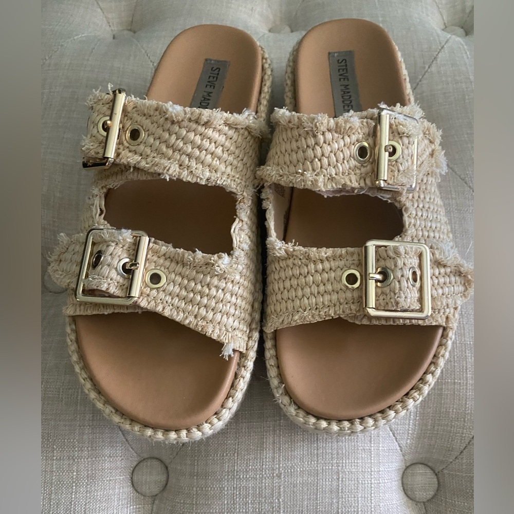 Steve Madden Raffia Sandals